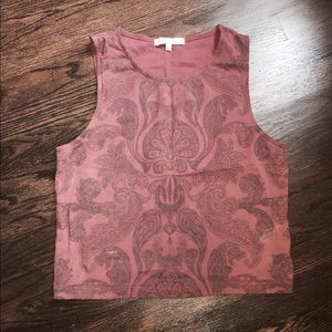 Patterned Sleeveless Top
